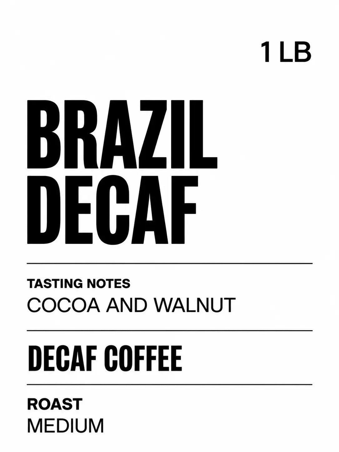 Brazil Decaf