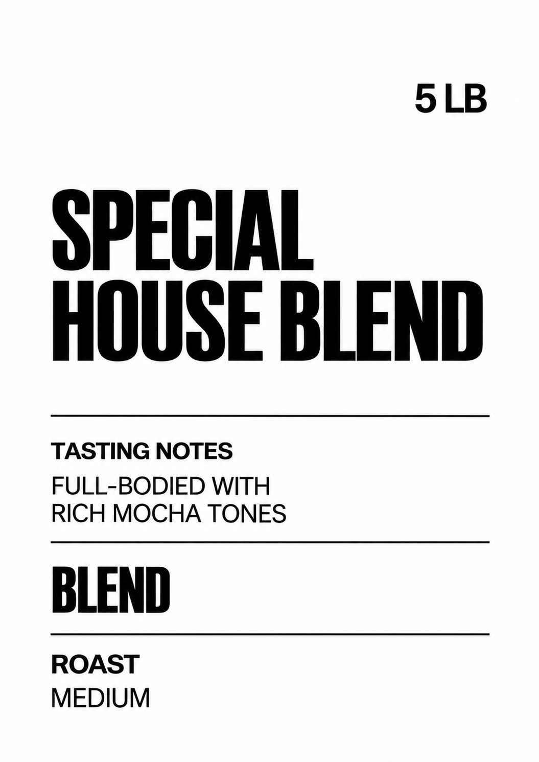 Special House Blend Coffee