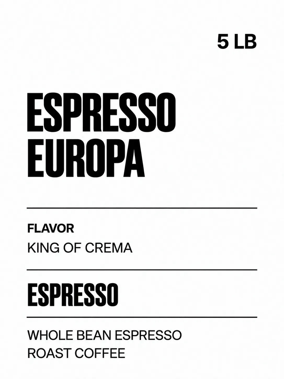Espresso Europa Coffee