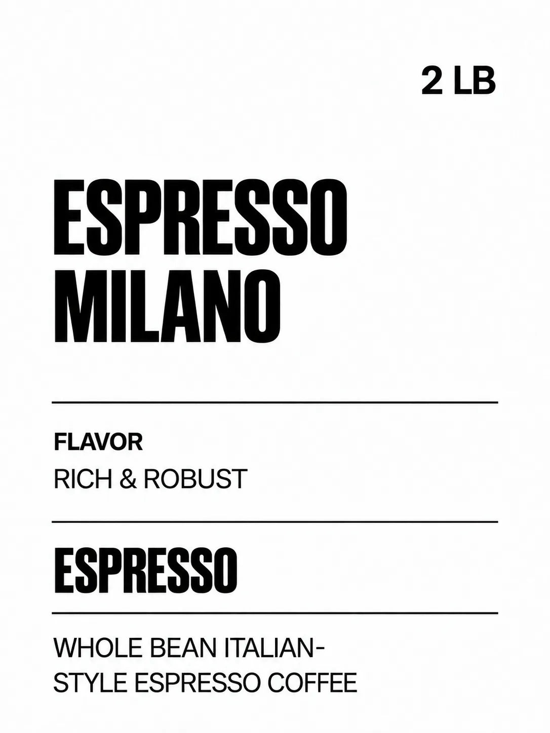Espresso Milano Coffee