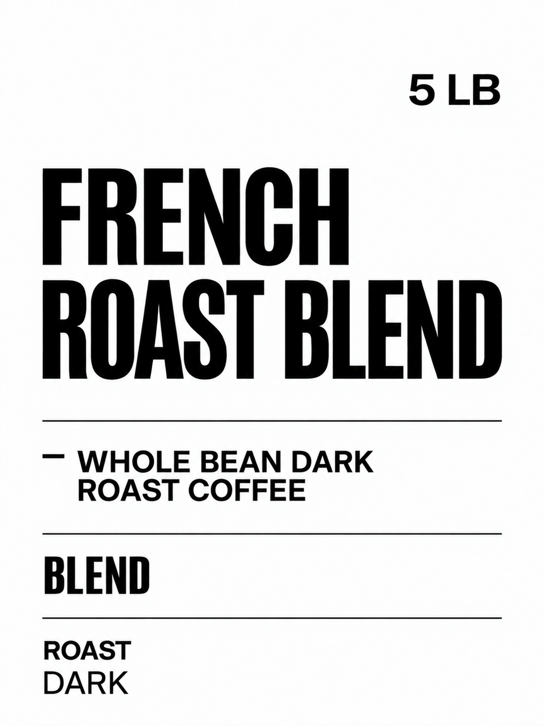 French Roast Blend Coffee