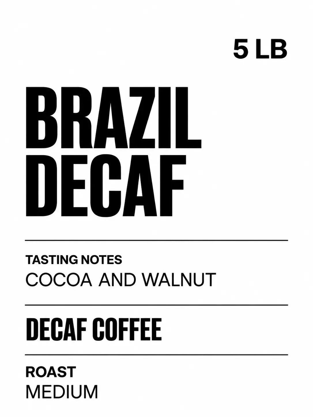 Brazil Decaf
